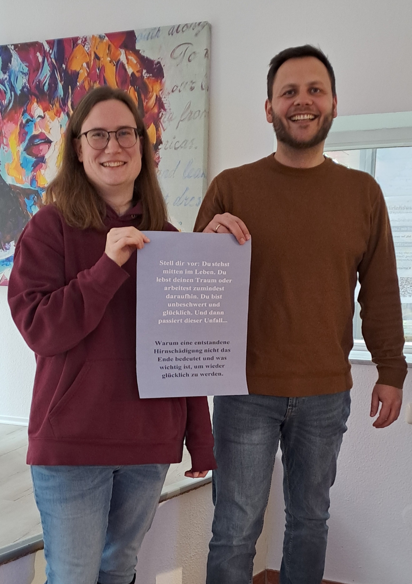 Hier ist ein Bild von dem Autorenteam Kio Grube und Marcel Garms zu sehen.