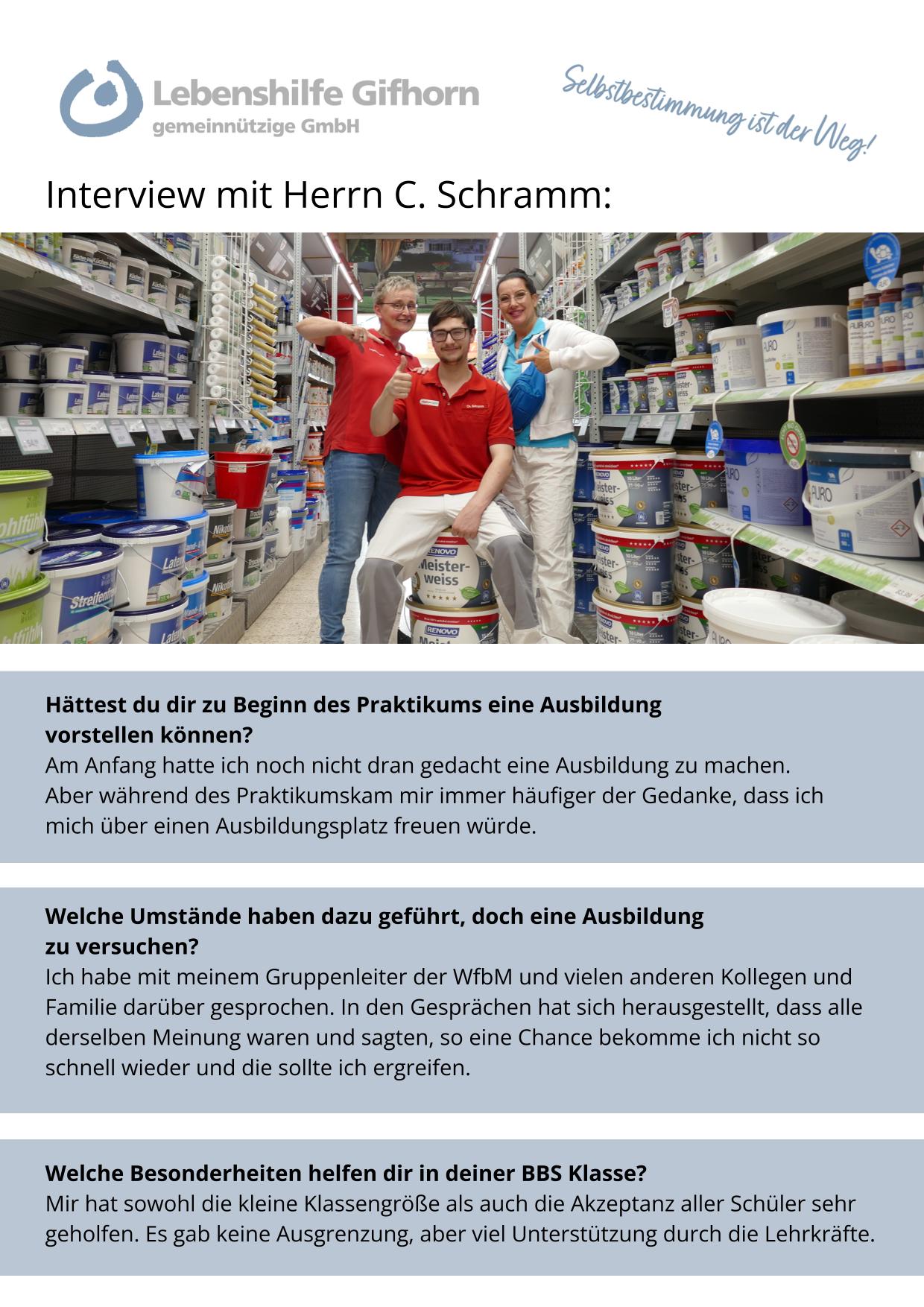 Schramm Budget für Ausbildung LH GF 3