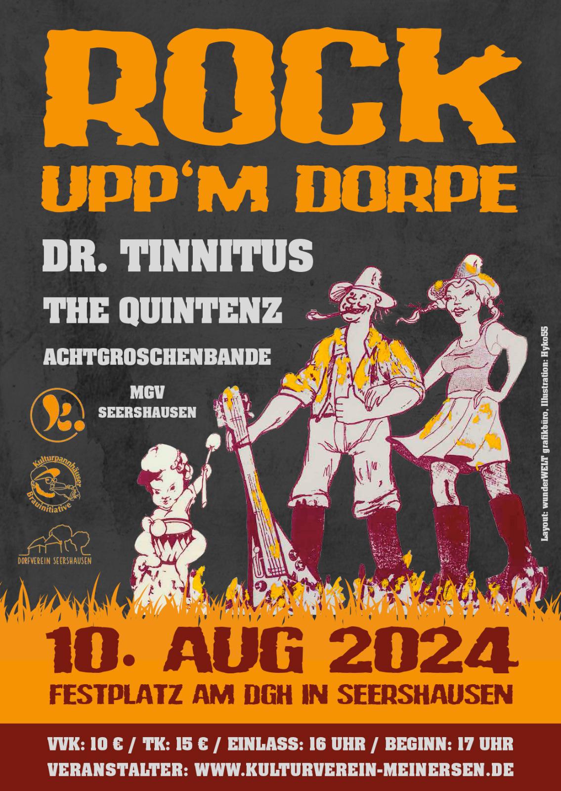 Flyer Konzert Rock uppm Dorpe 2