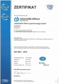 Zertifikat ISO 9001: 2015_Seite 1